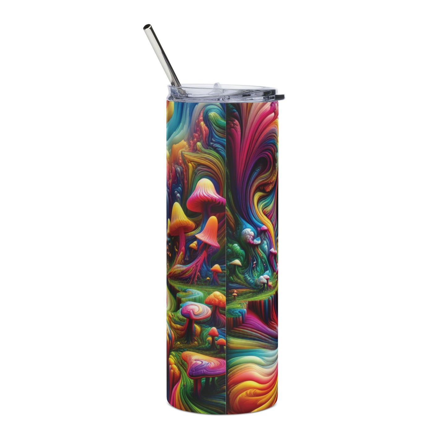 Trippy Vibes Travel Mug-Stainless Steel Tumbler
