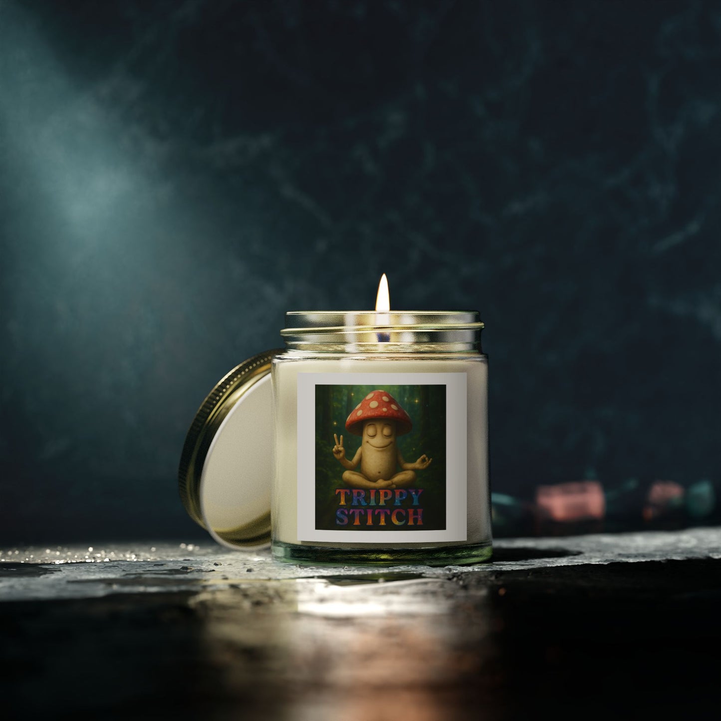 Mani the Mushroom-Whimsical Scented Candle