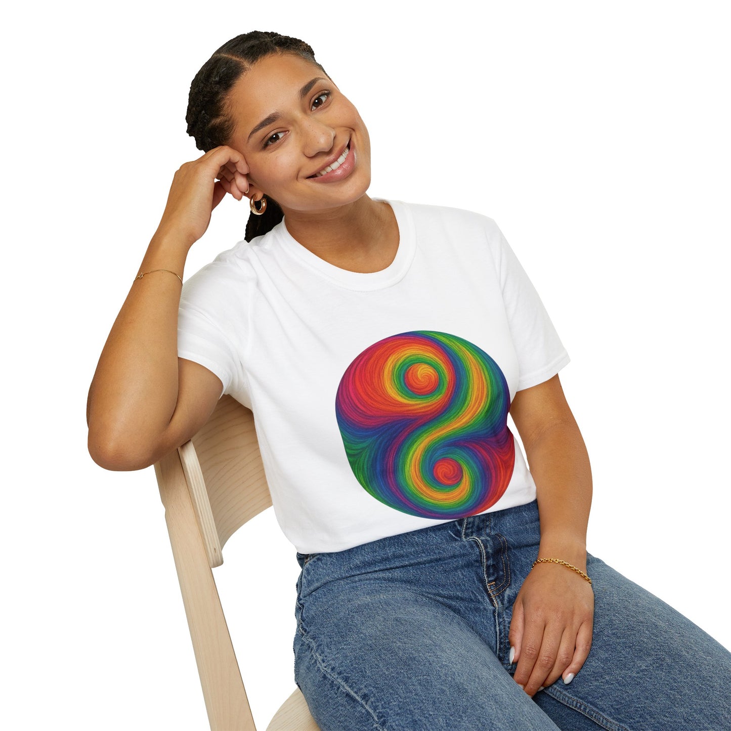 Trippy Stitch Yin Yang T-Shirt ☯️