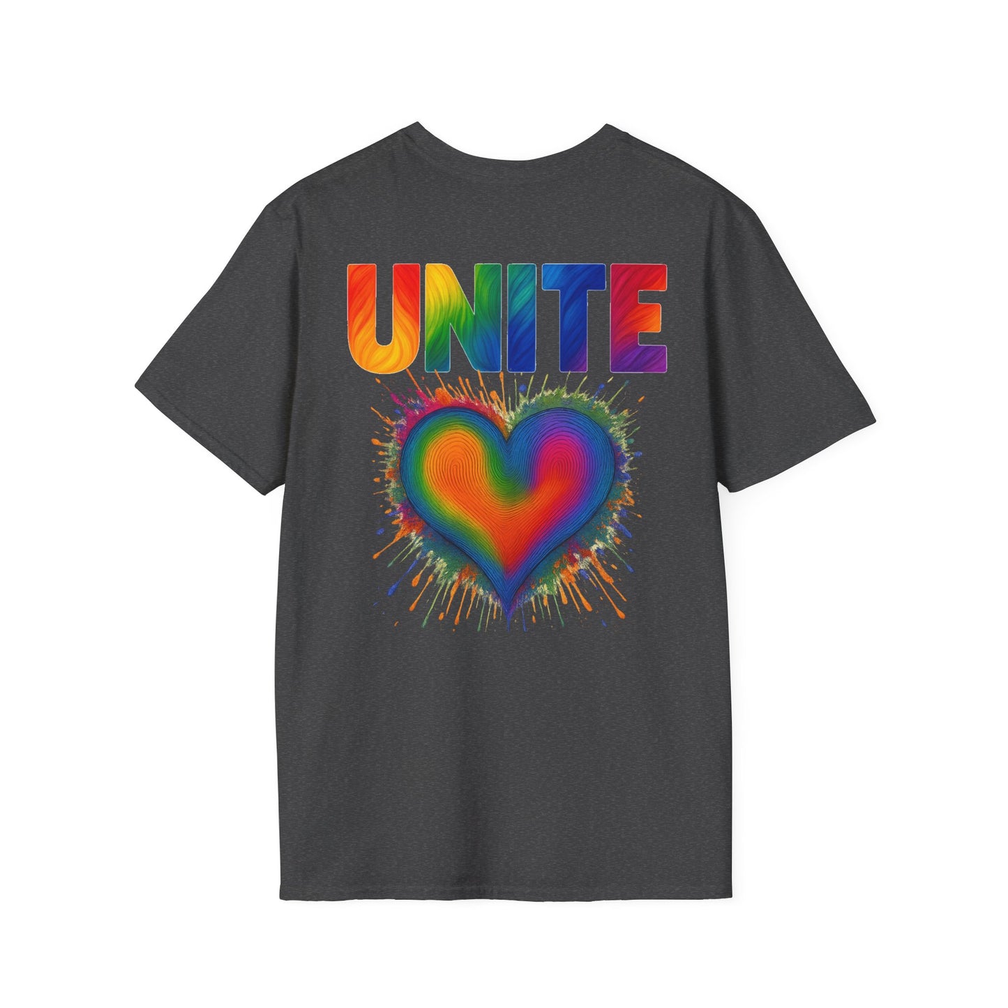 UNITE 💚 T-Shirt - Celebrate Love and Togetherness, Casual Wear, Summer Fashion