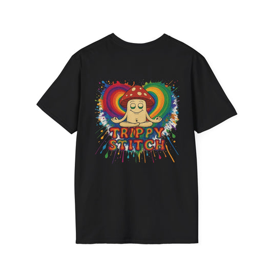 TRIPPY SPLATTER HEART-Softstyle T-Shirt - Casual Comfort Tee, Everyday Basics, Gift for Her/Him, Summer Wear, Graphic Tee