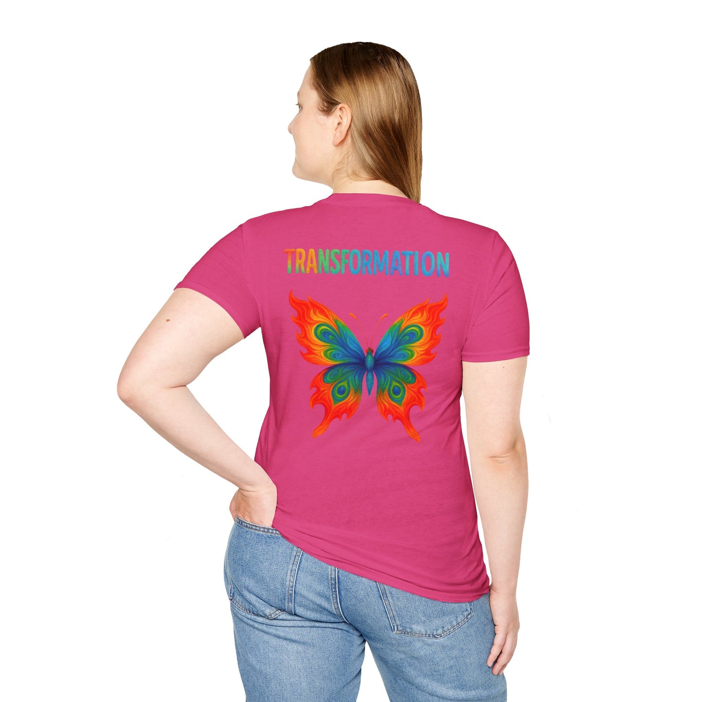 Beautiful Transformation T-Shirt, Colorful Caterpillar and Butterfly Tee, Nature Inspired Art Shirt, Unique Gift for Nature Lovers