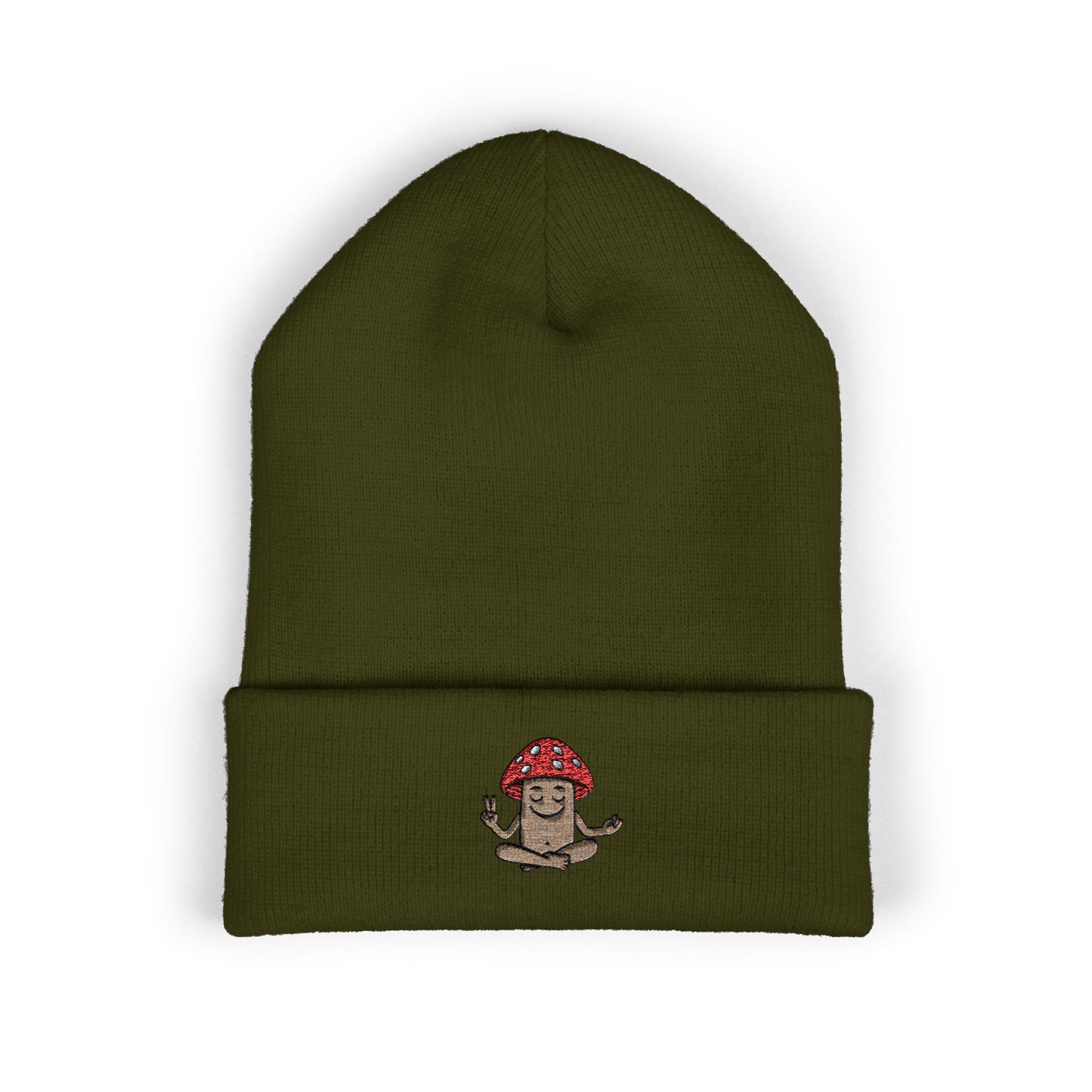 Mani the Mushroom 🍄 Cuffed Beanie