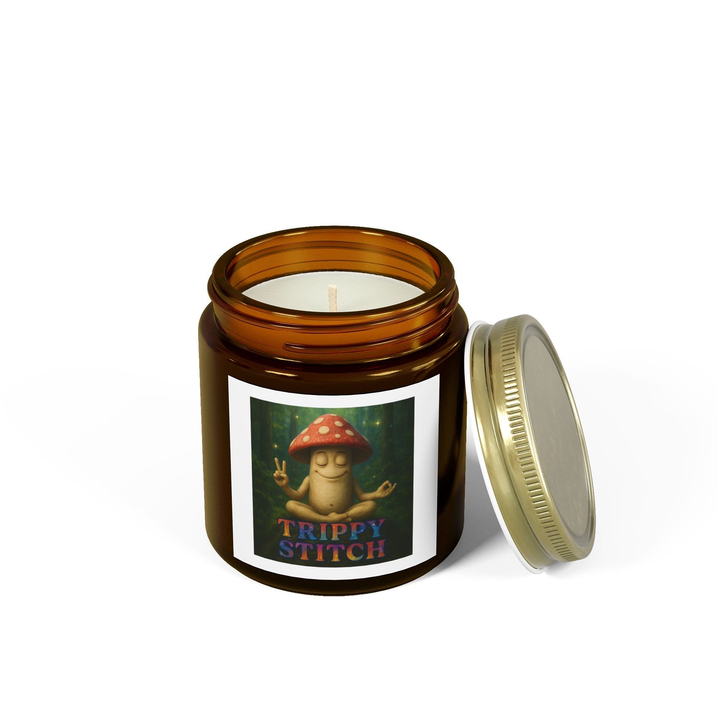Mani the Mushroom-Whimsical Scented Candle