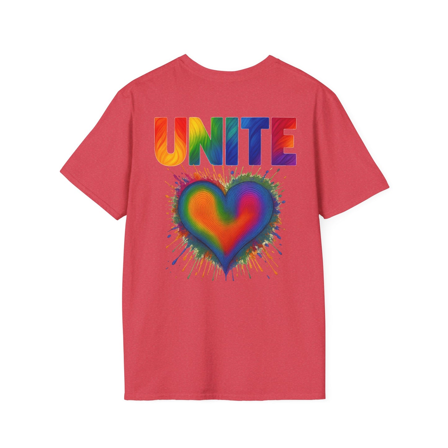 UNITE 💚 T-Shirt - Celebrate Love and Togetherness, Casual Wear, Summer Fashion