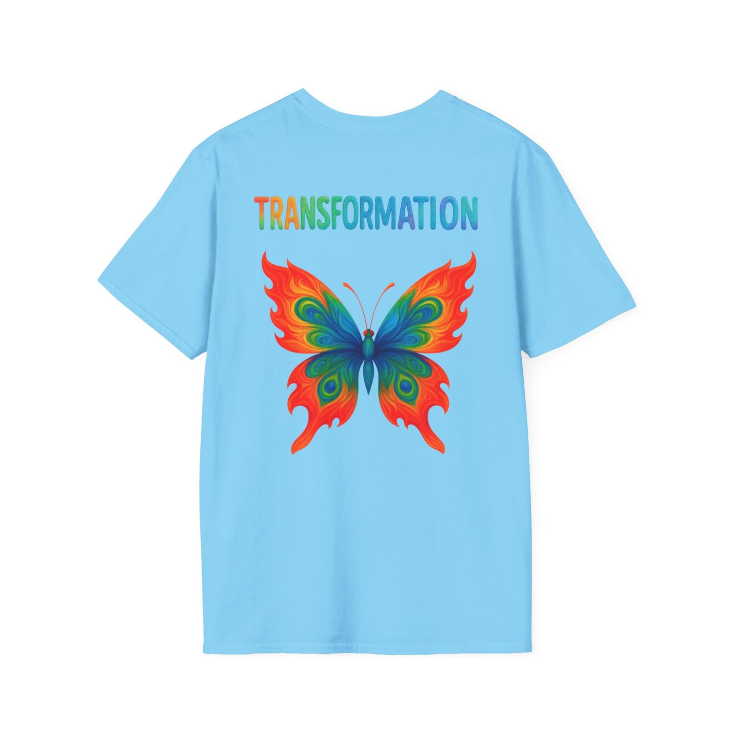 Beautiful Transformation T-Shirt, Colorful Caterpillar and Butterfly Tee, Nature Inspired Art Shirt, Unique Gift for Nature Lovers