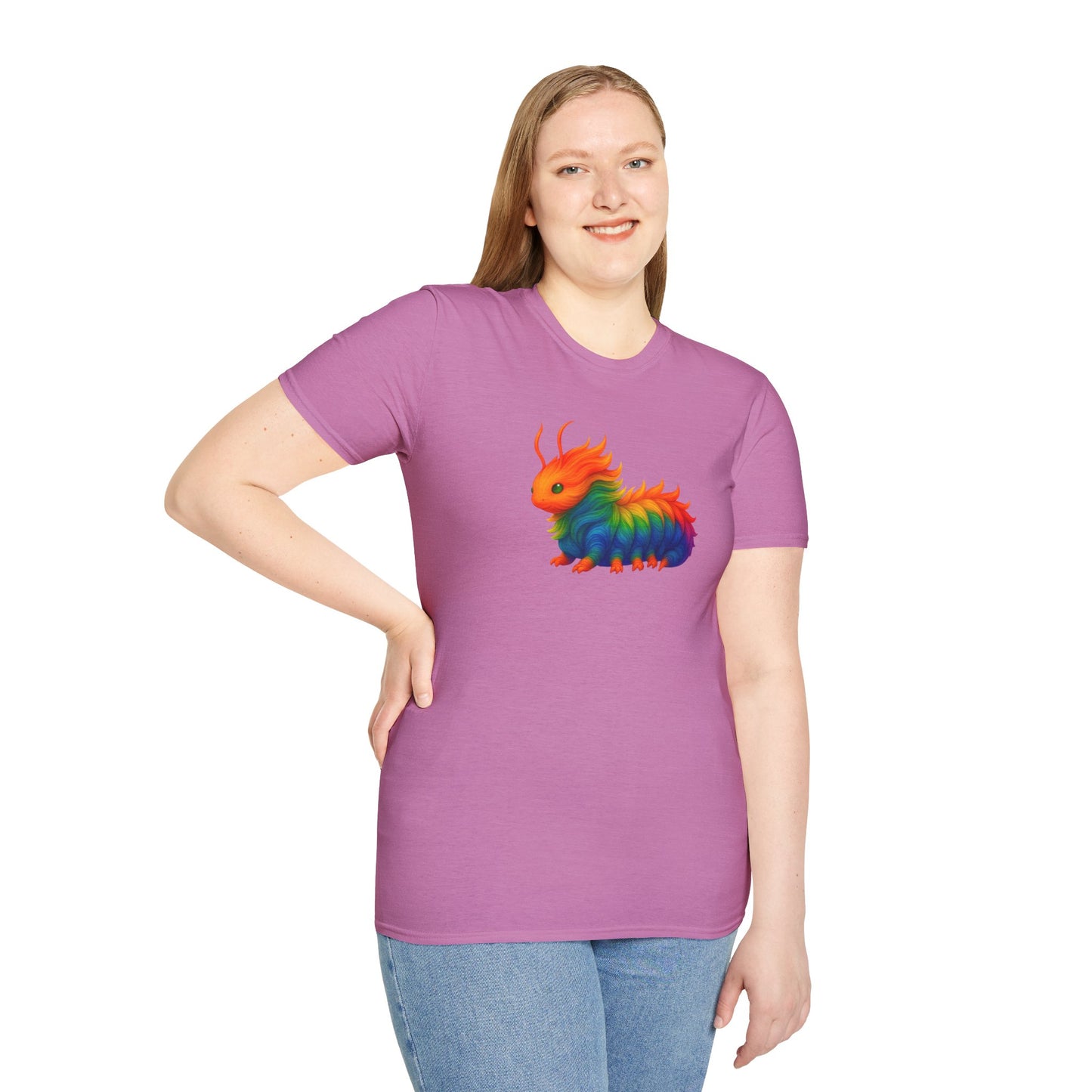 Beautiful Transformation T-Shirt, Colorful Caterpillar and Butterfly Tee, Nature Inspired Art Shirt, Unique Gift for Nature Lovers