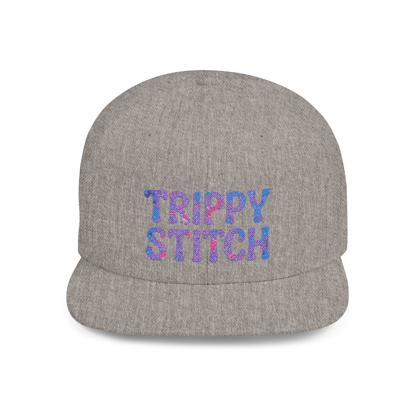 Trippy Stitch Cosmic⭐Flat Bill Snapback Hat