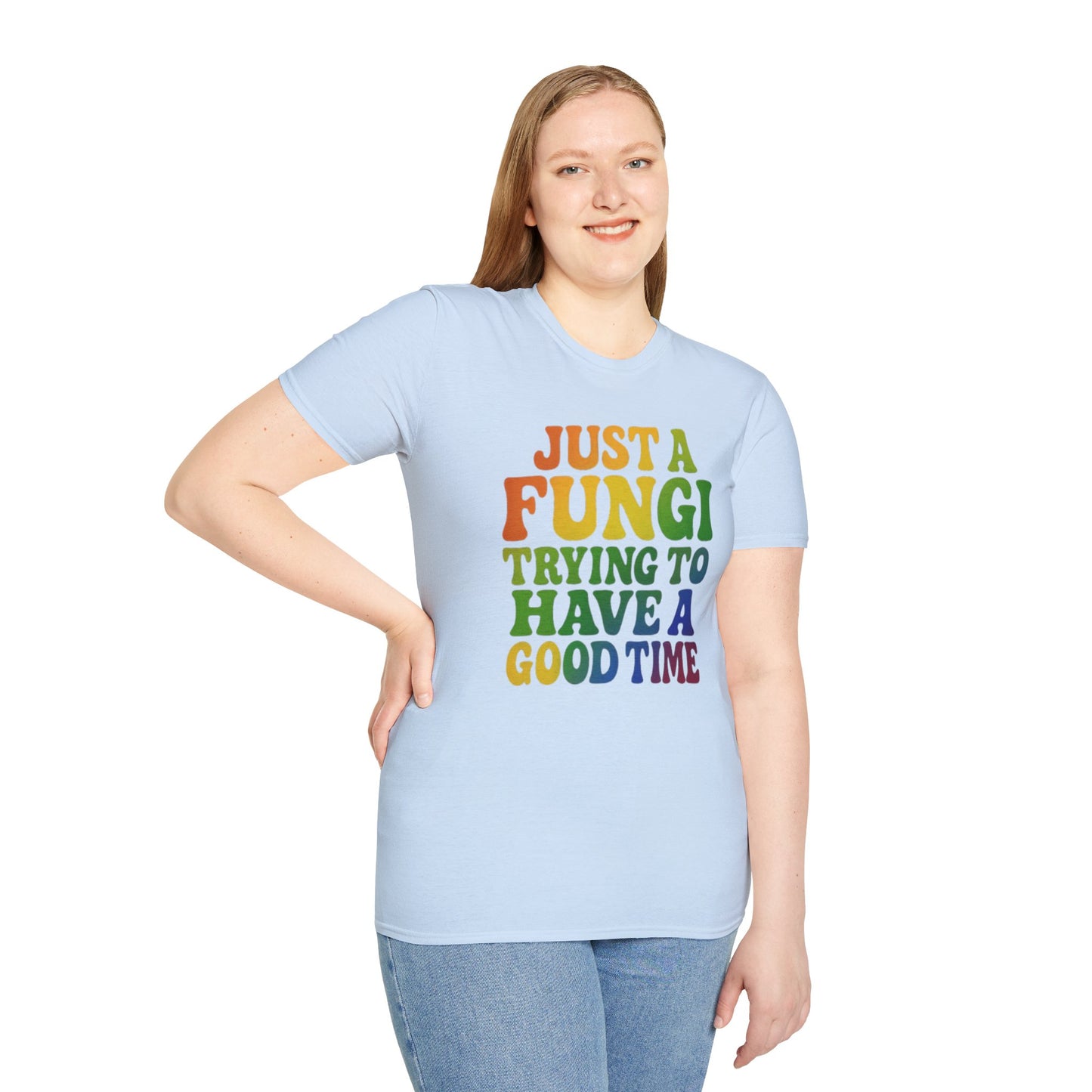 FUNGI🍄-T-Shirt for Fungi Lovers, Quirky Gift, Festival Wear, Casual Style, Nature Theme