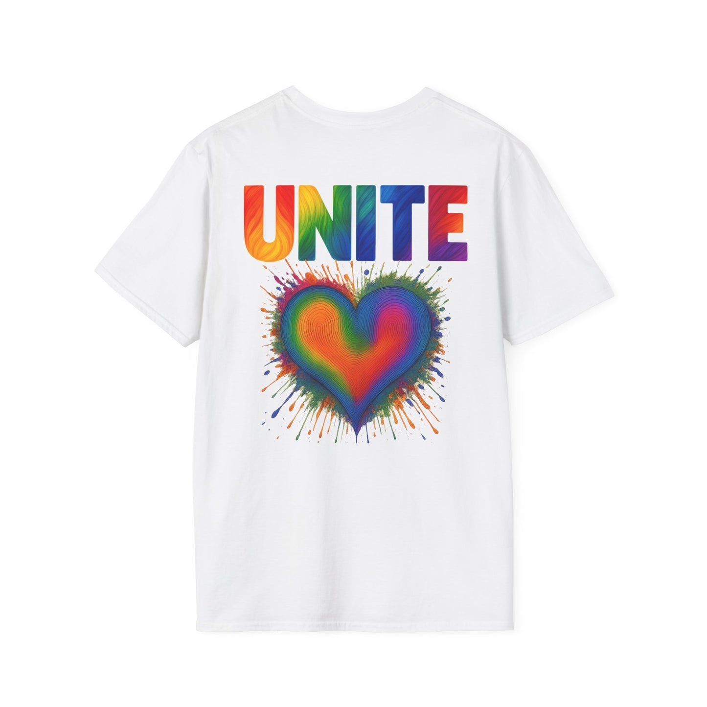 UNITE 💚 T-Shirt - Celebrate Love and Togetherness, Casual Wear, Summer Fashion