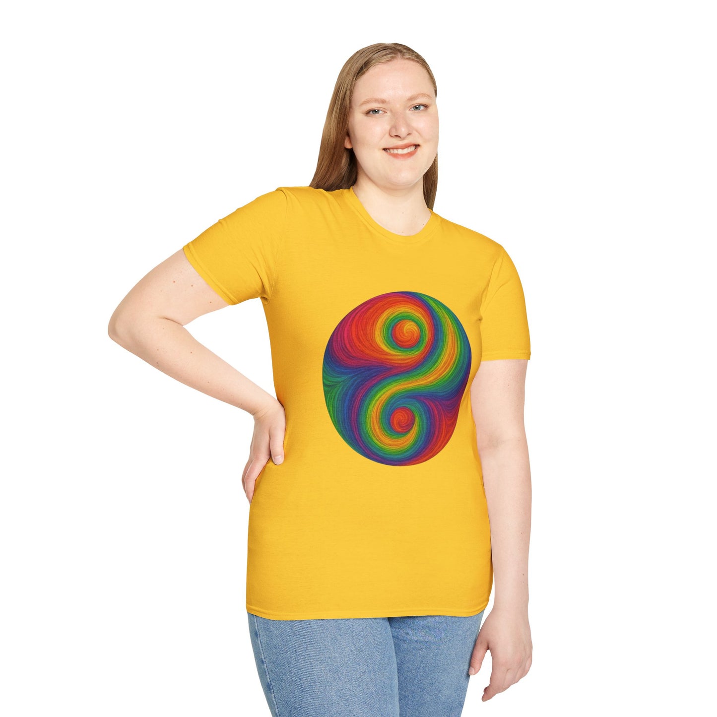 Trippy Stitch Yin Yang T-Shirt ☯️