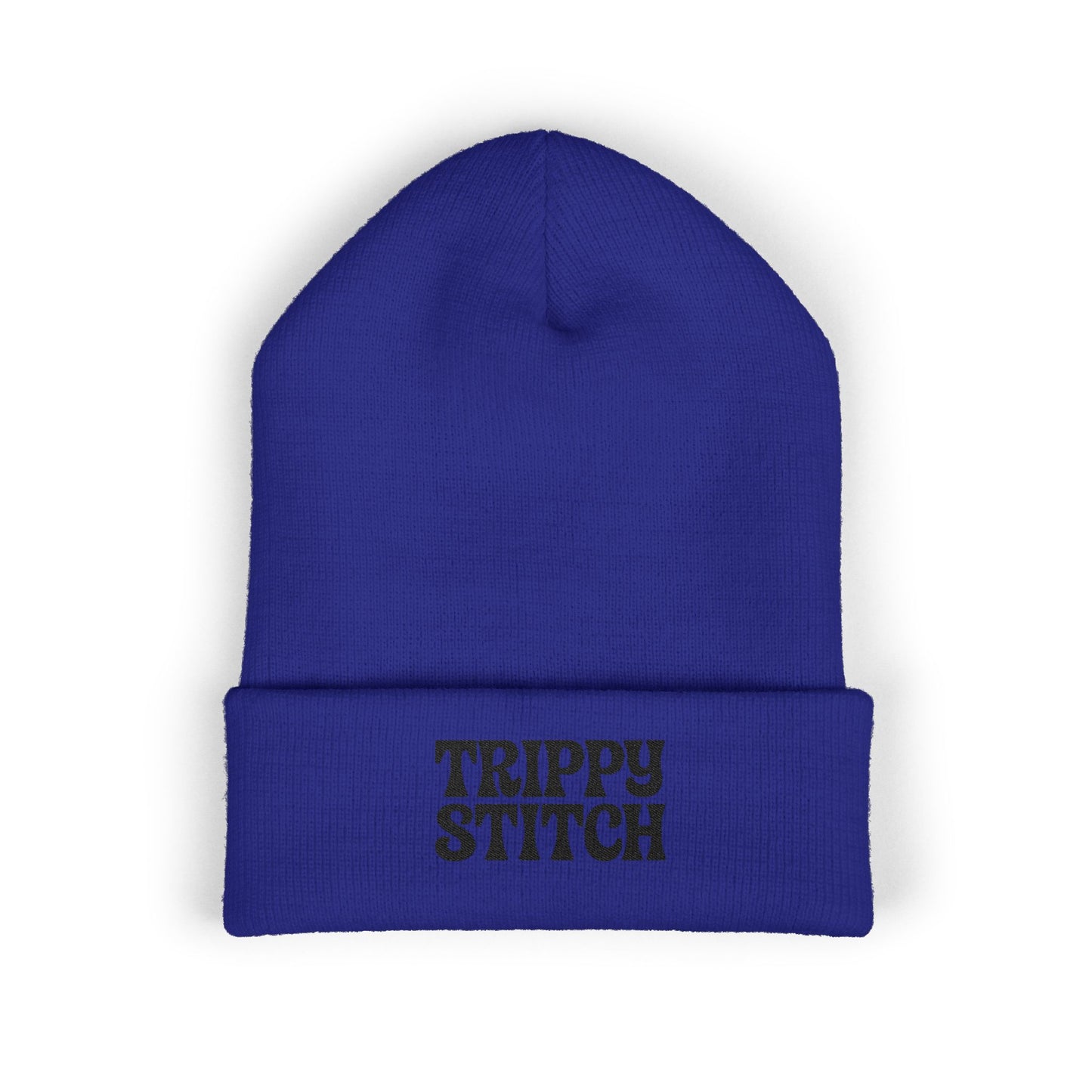 Trippy Stitch Beanie - Classic Cuffed Hat for Style, Winter, Gifts, Outdoor Activities, Streetwear