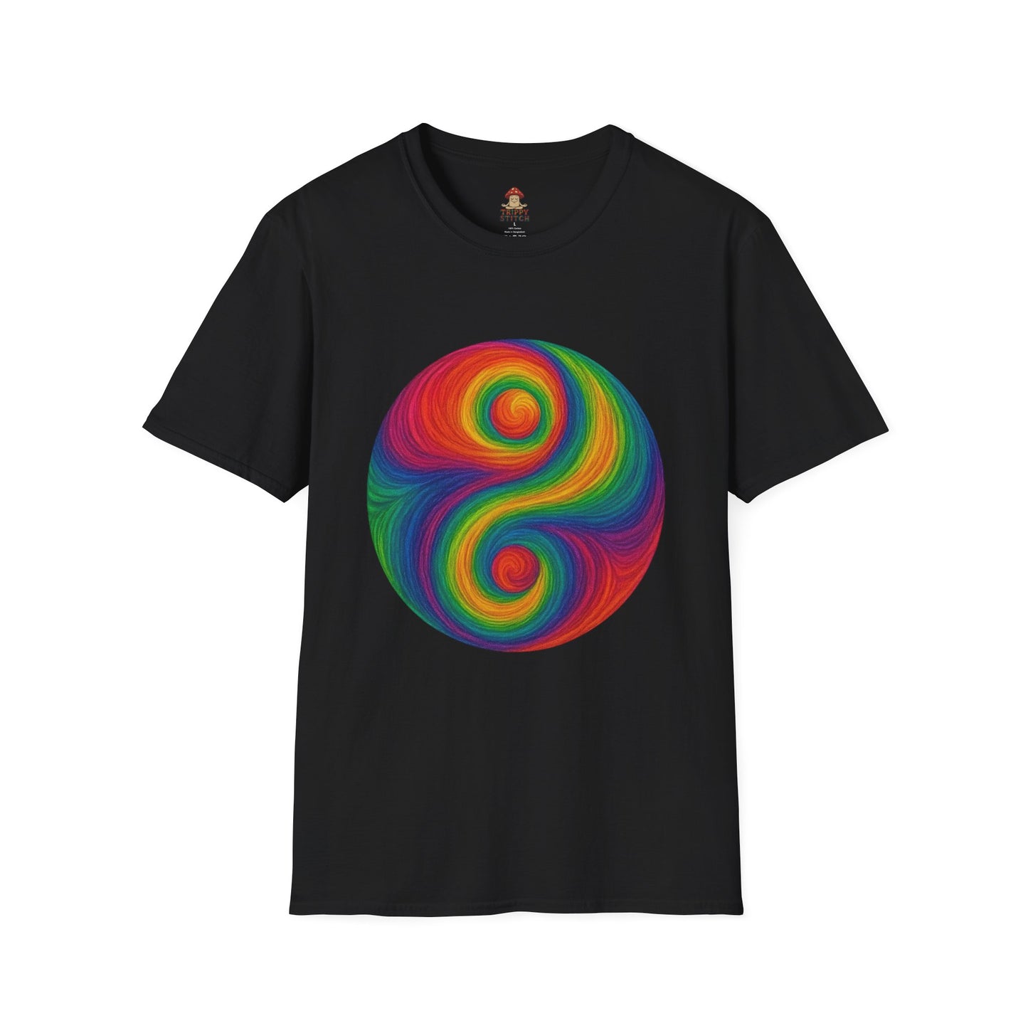 Trippy Stitch Yin Yang T-Shirt ☯️