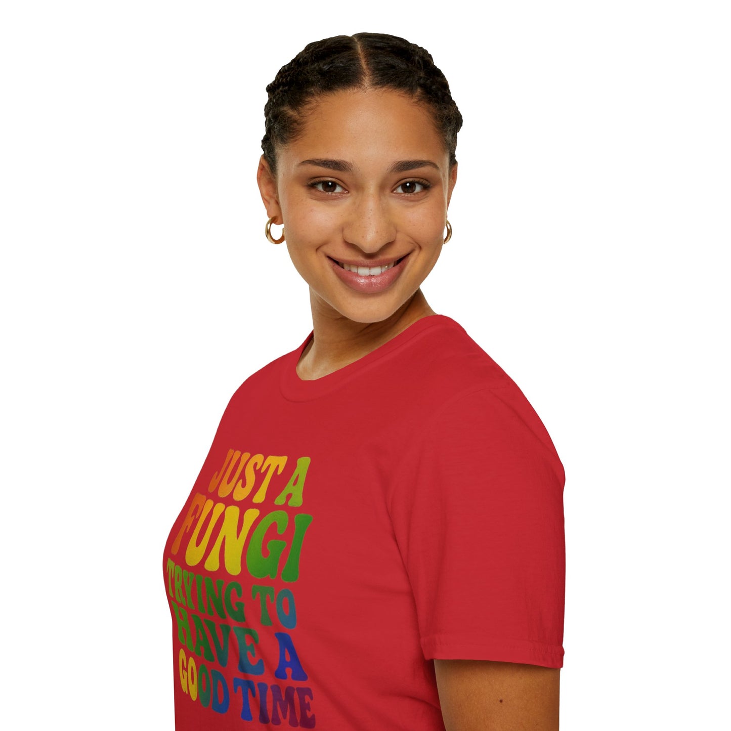 FUNGI🍄-T-Shirt for Fungi Lovers, Quirky Gift, Festival Wear, Casual Style, Nature Theme