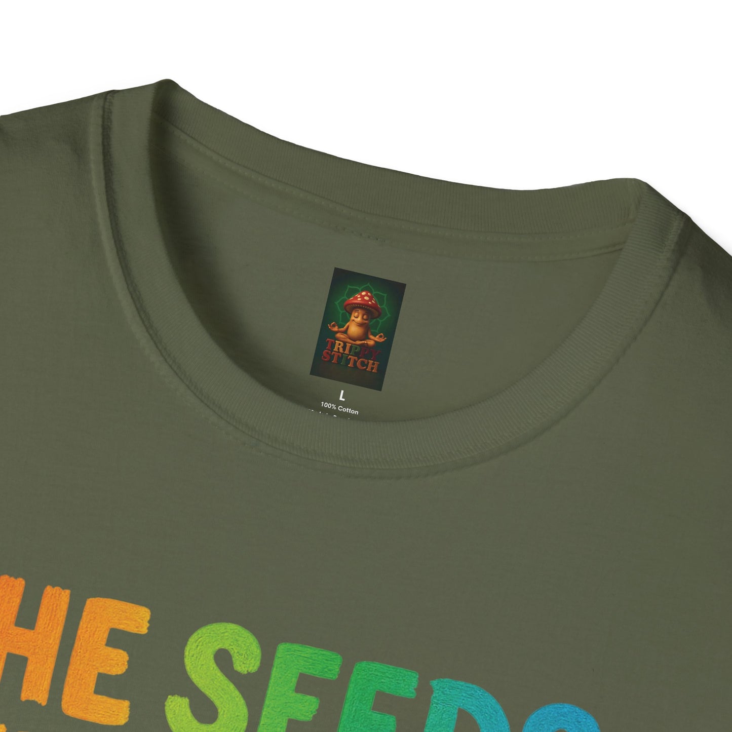 SEEDS OF TODAY-T-Shirt for Eco-Conscious Individuals, Unisex T-Shirt, Planting Seeds Shirt, Positive Vibes Tee, Gift for Nature Lovers