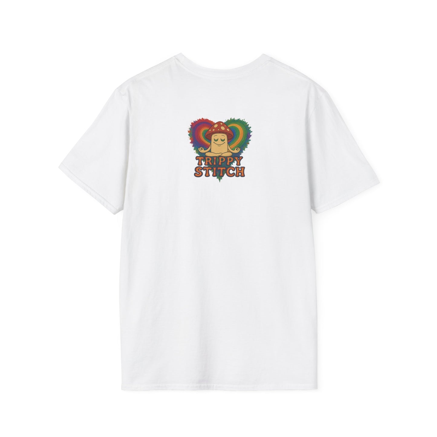 Kindness 💚❤️💙Softstyle T-Shirt, Colorful Graphic Tee, Positive Vibes Shirt, Cute Gift for Friends, Uplifting Fashion Statement