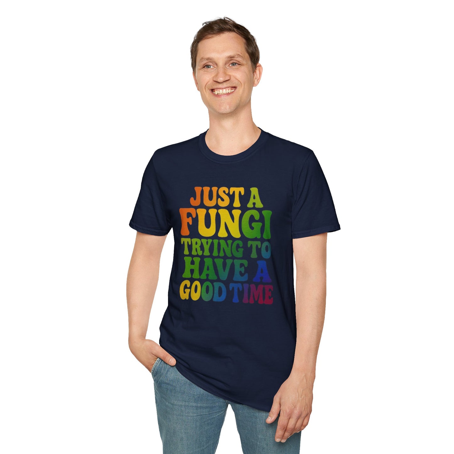 FUNGI🍄-T-Shirt for Fungi Lovers, Quirky Gift, Festival Wear, Casual Style, Nature Theme