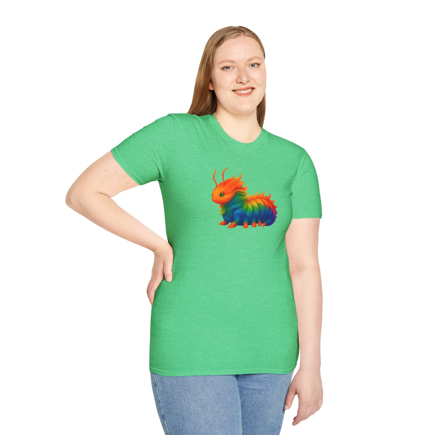 Beautiful Transformation T-Shirt, Colorful Caterpillar and Butterfly Tee, Nature Inspired Art Shirt, Unique Gift for Nature Lovers