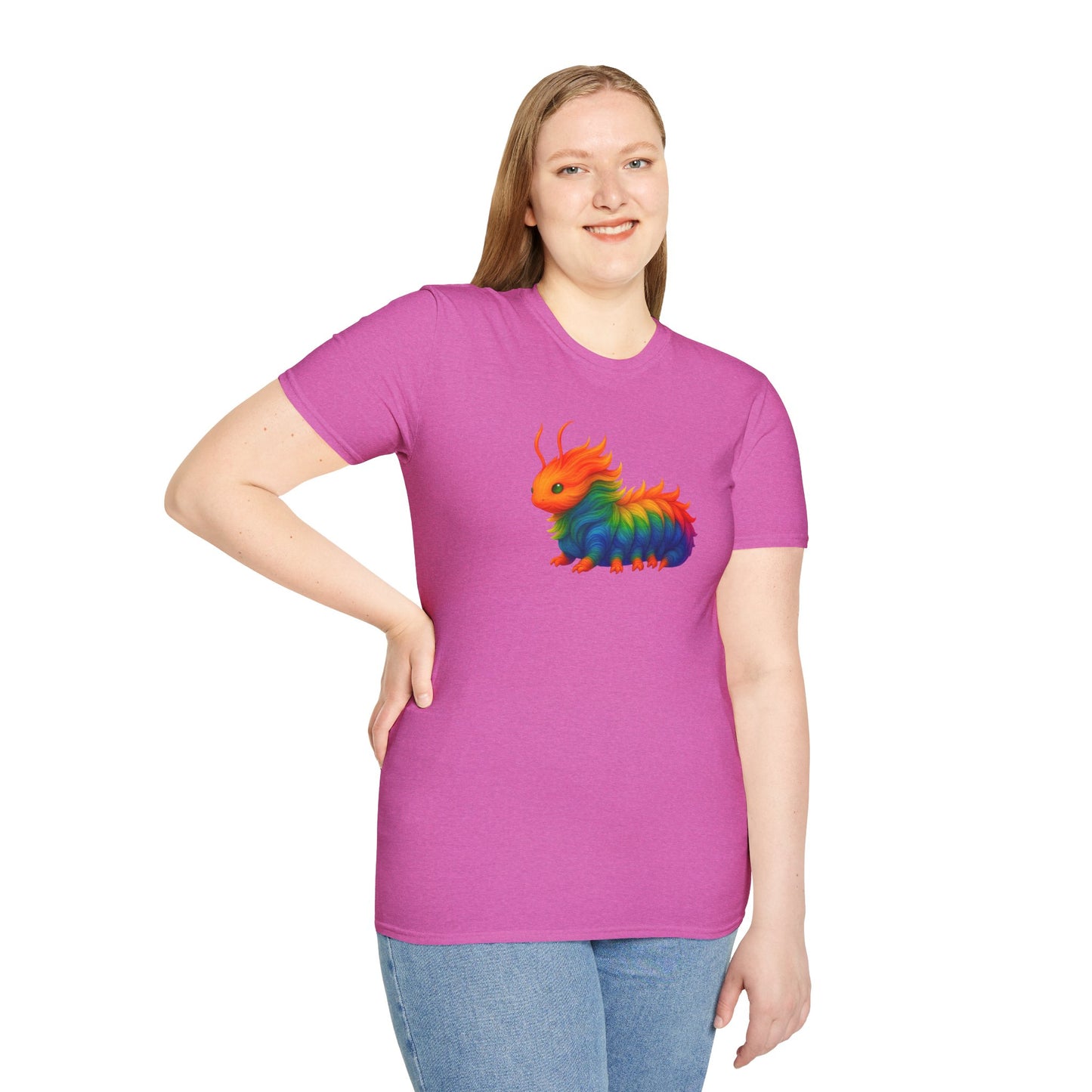 Beautiful Transformation T-Shirt, Colorful Caterpillar and Butterfly Tee, Nature Inspired Art Shirt, Unique Gift for Nature Lovers