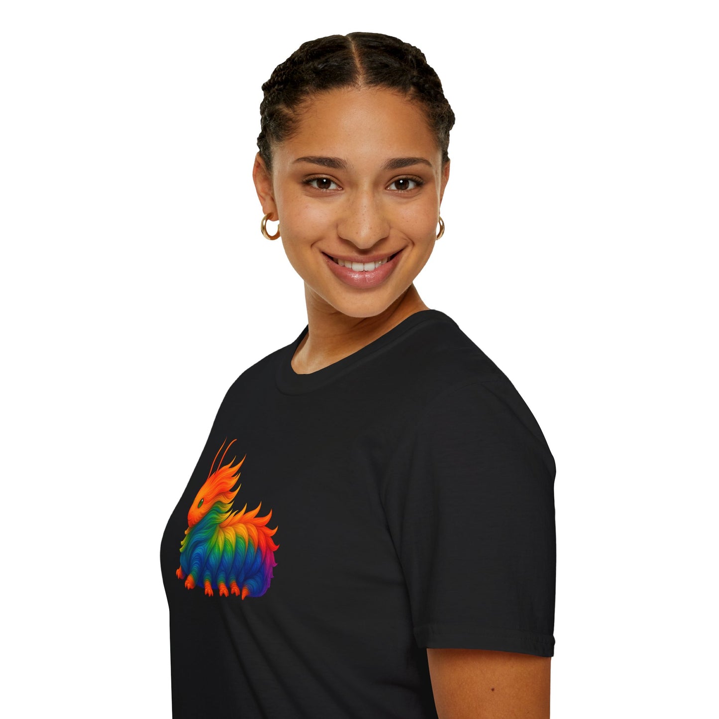 Beautiful Transformation T-Shirt, Colorful Caterpillar and Butterfly Tee, Nature Inspired Art Shirt, Unique Gift for Nature Lovers