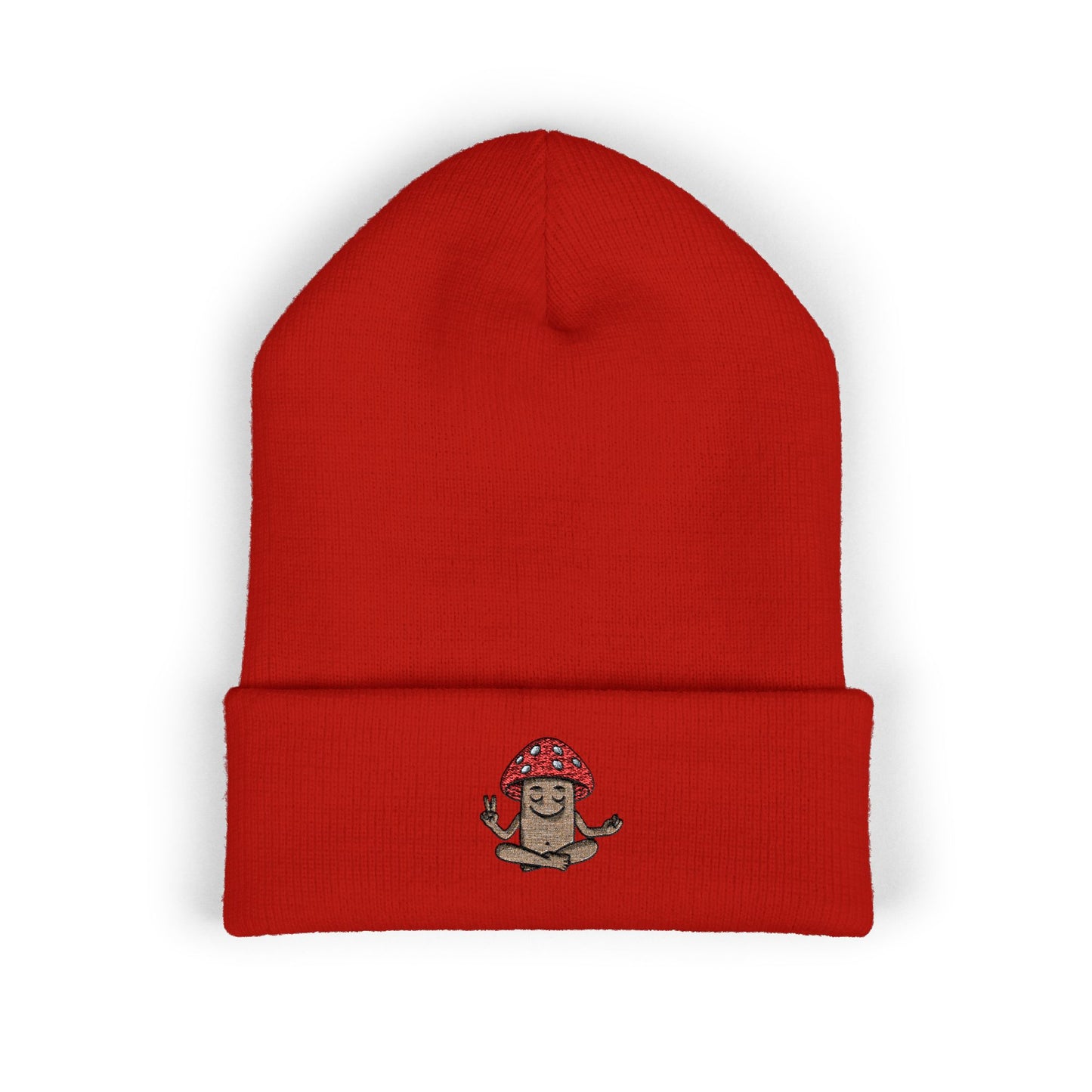 Mani the Mushroom 🍄 Cuffed Beanie