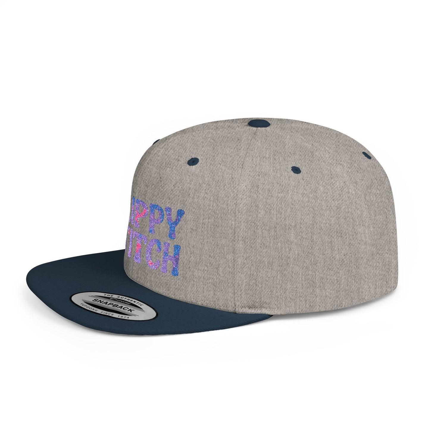 Trippy Stitch Cosmic⭐Flat Bill Snapback Hat