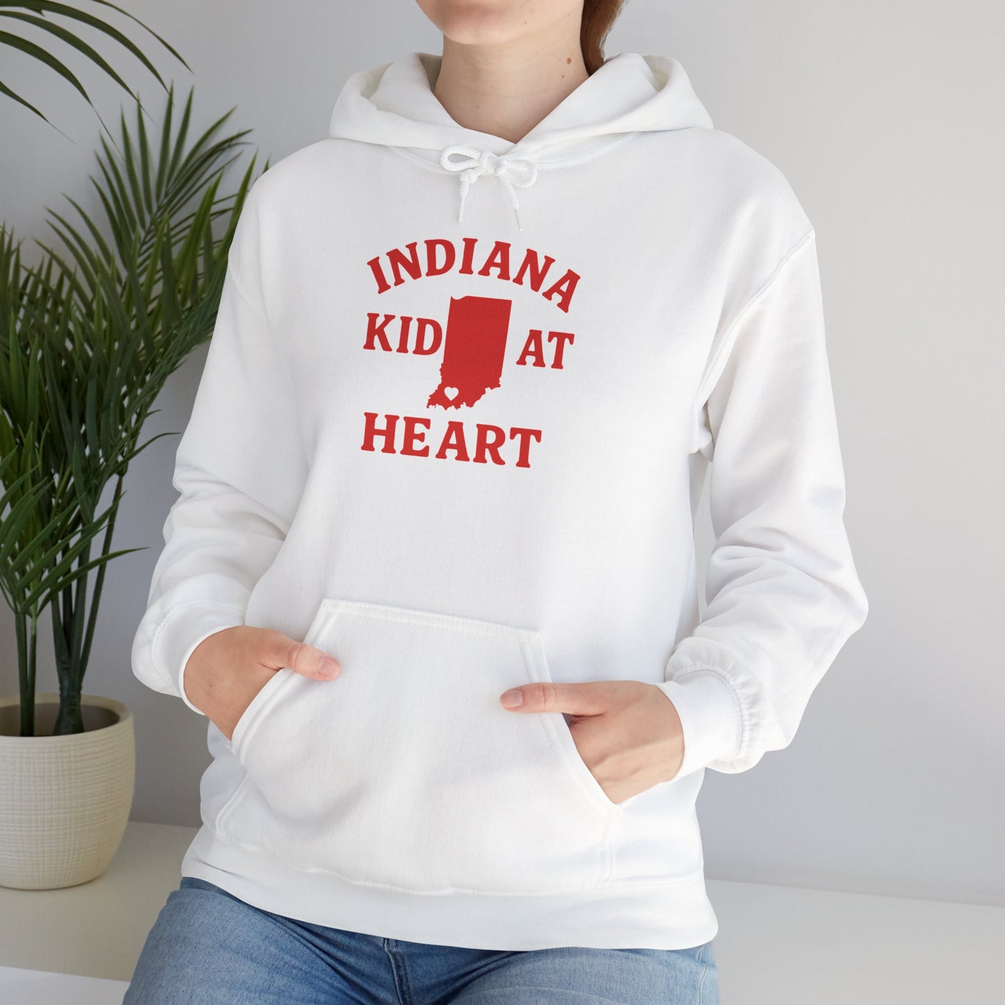 Indiana Kid at Heart Hoodie ❤️Born and raised
