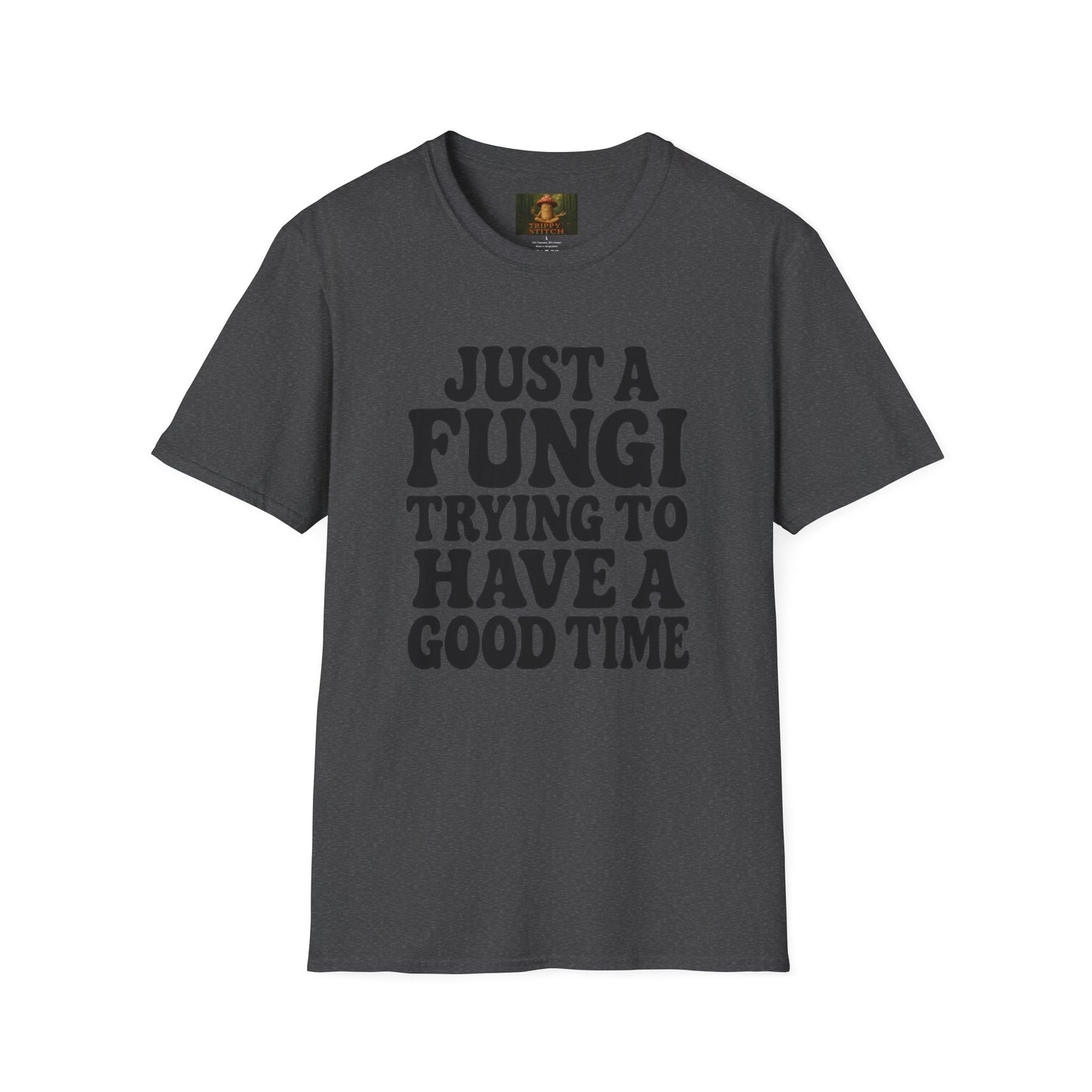 FUNGI🍄-T-Shirt for Fungi Lovers, Quirky Gift, Festival Wear, Casual Style, Nature Theme