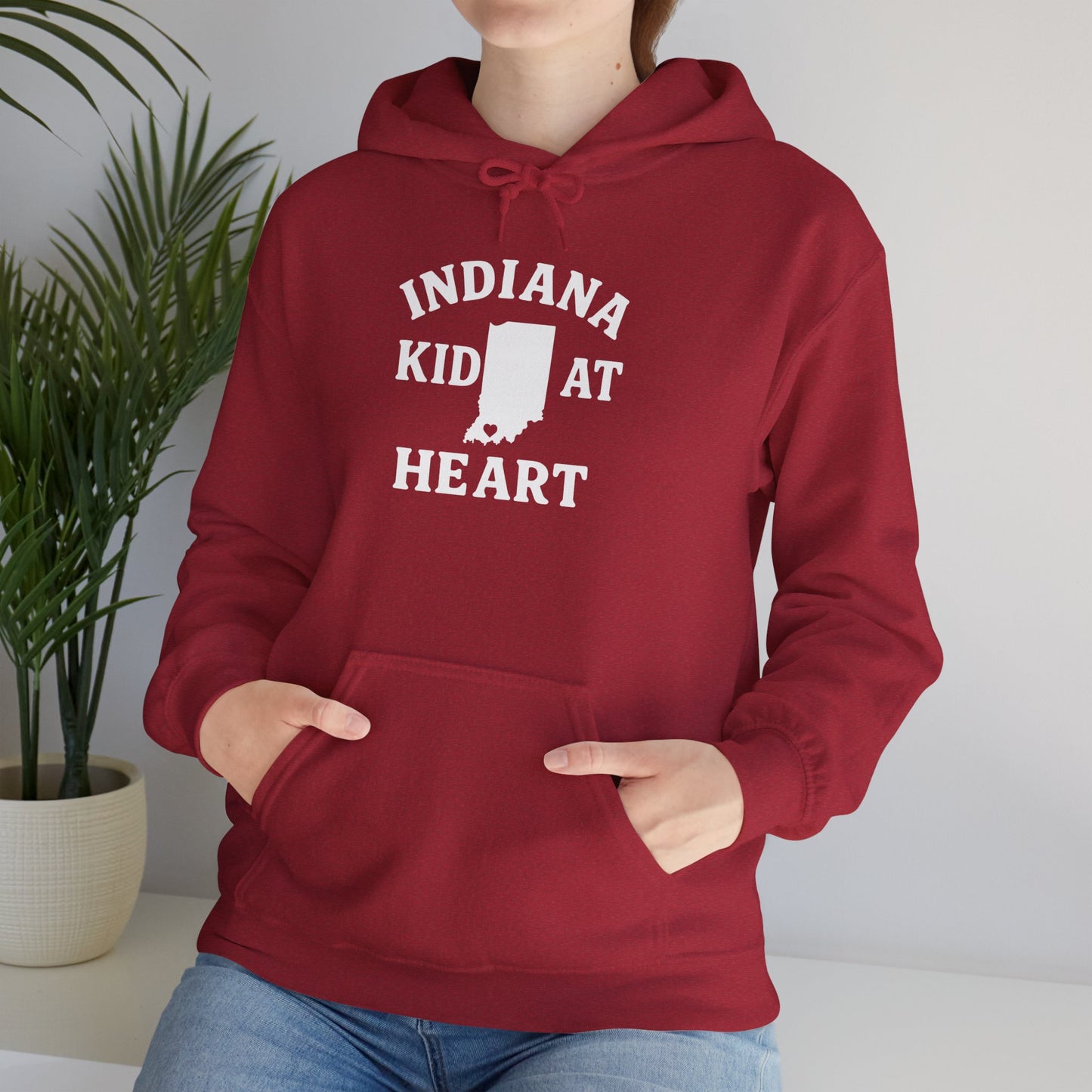 Indiana Kid at Heart Hoodie ❤️Born and raised