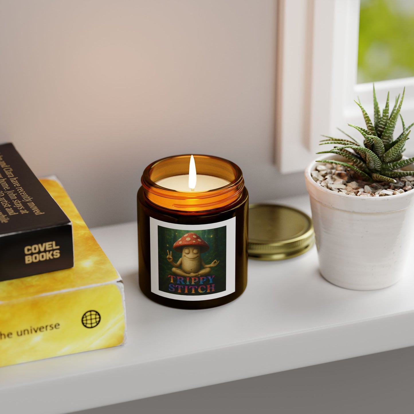 Mani the Mushroom-Whimsical Scented Candle