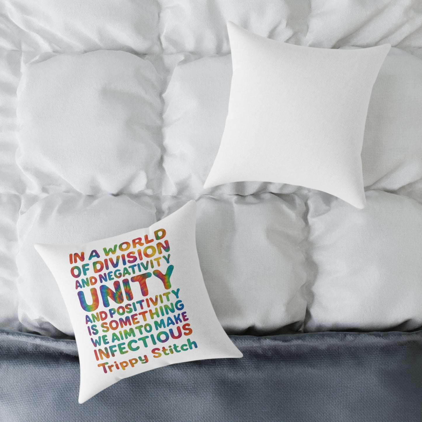Unity Tie Dye Swirl Pillow