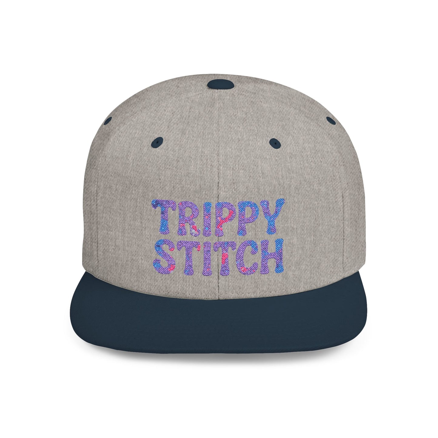 Trippy Stitch Cosmic⭐Flat Bill Snapback Hat
