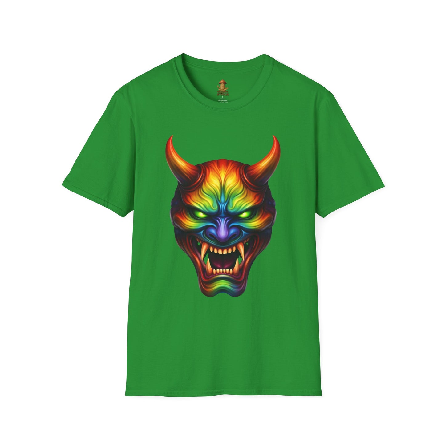 Hannya Mask Chakra Colors Tee