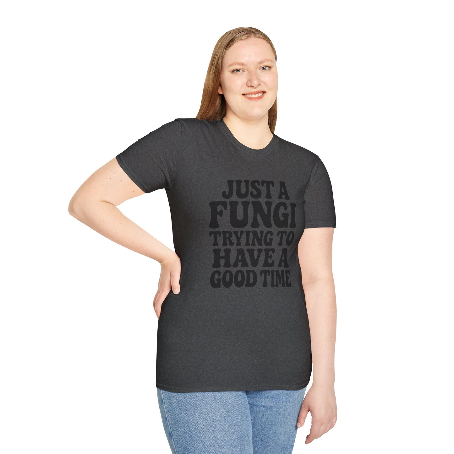 FUNGI🍄-T-Shirt for Fungi Lovers, Quirky Gift, Festival Wear, Casual Style, Nature Theme