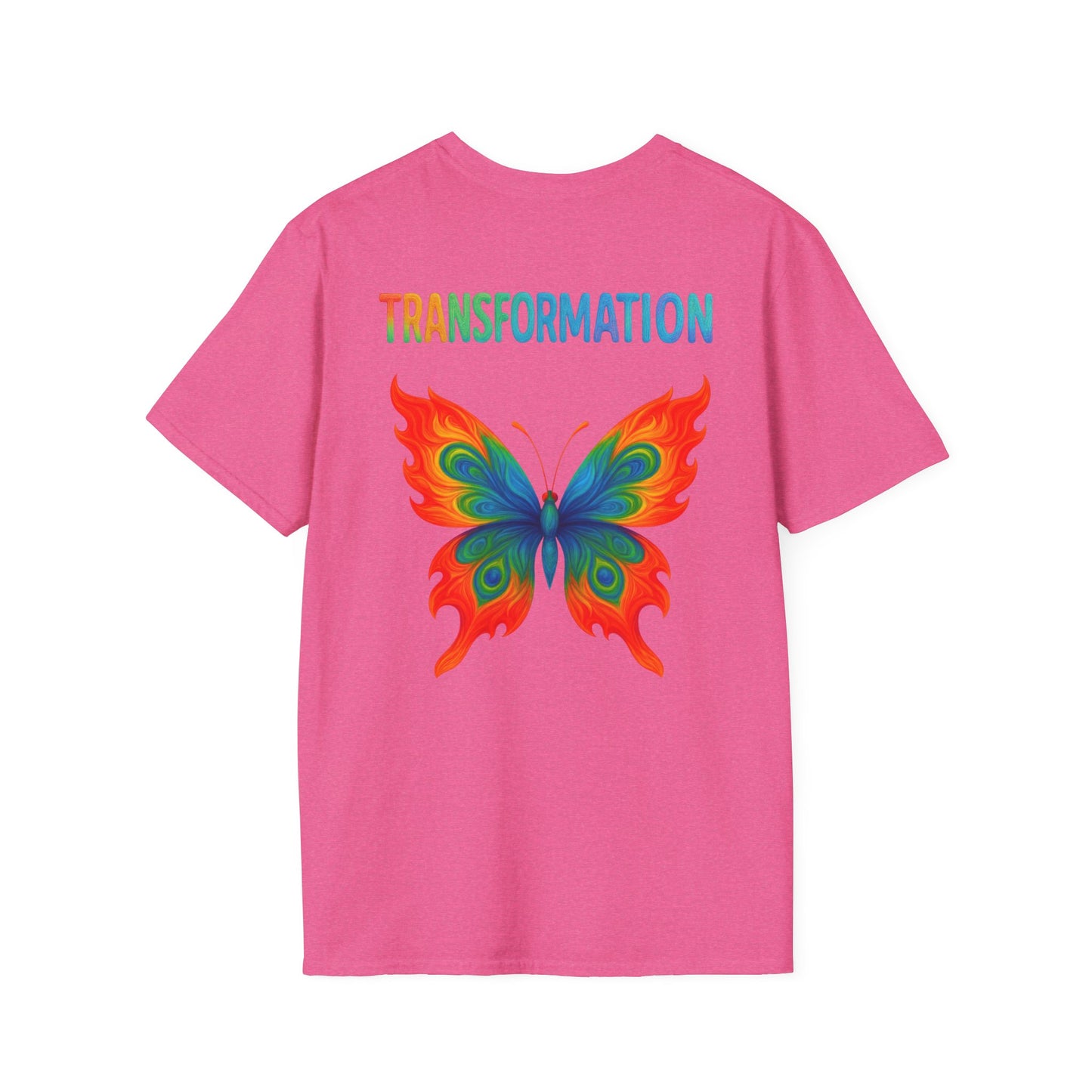Beautiful Transformation T-Shirt, Colorful Caterpillar and Butterfly Tee, Nature Inspired Art Shirt, Unique Gift for Nature Lovers