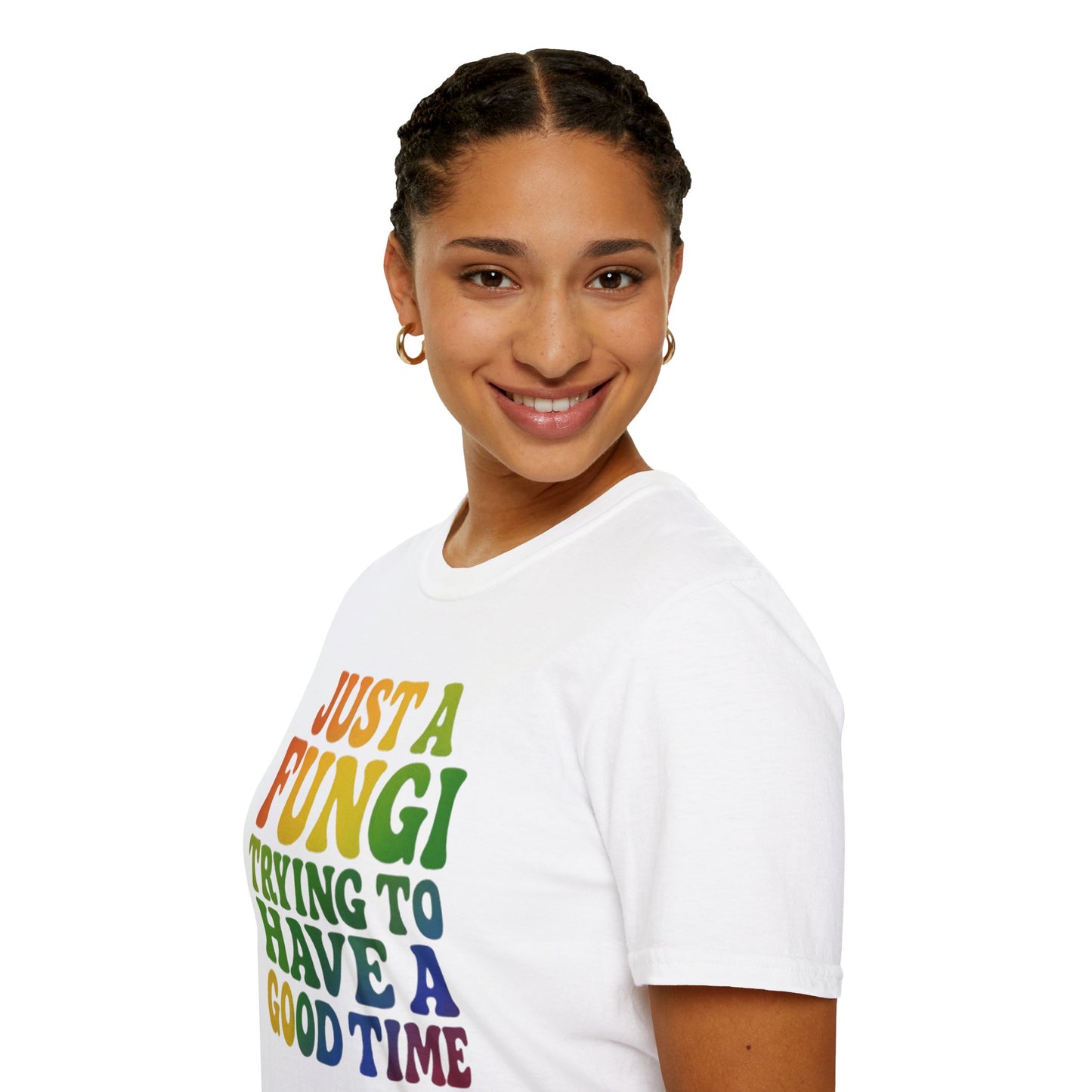 FUNGI🍄-T-Shirt for Fungi Lovers, Quirky Gift, Festival Wear, Casual Style, Nature Theme