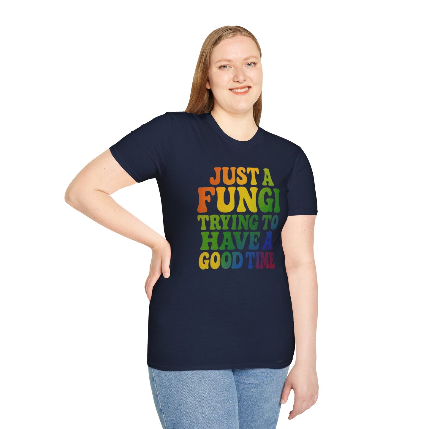 FUNGI🍄-T-Shirt for Fungi Lovers, Quirky Gift, Festival Wear, Casual Style, Nature Theme