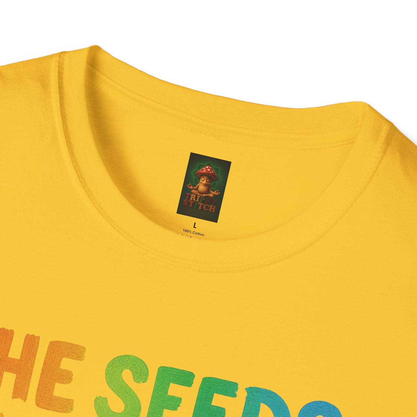 SEEDS OF TODAY-T-Shirt for Eco-Conscious Individuals, Unisex T-Shirt, Planting Seeds Shirt, Positive Vibes Tee, Gift for Nature Lovers