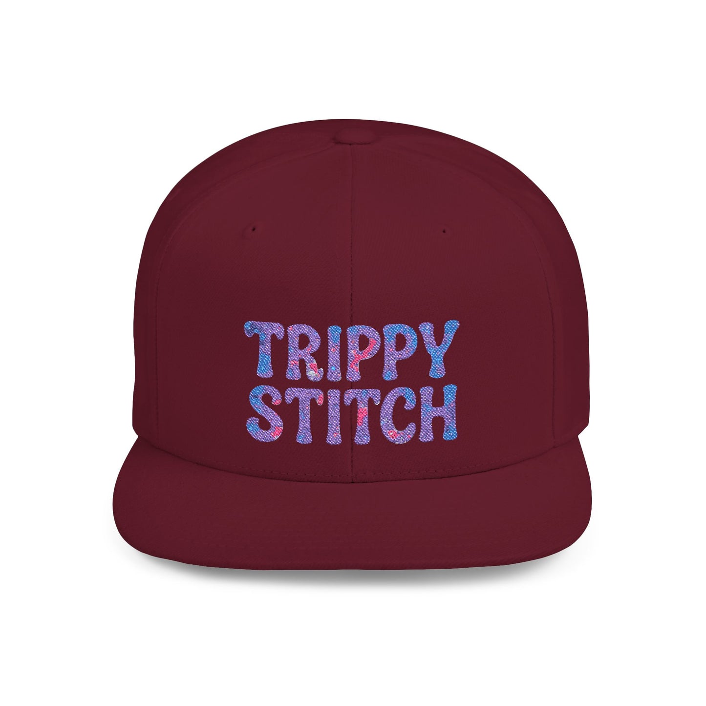 Trippy Stitch Cosmic⭐Flat Bill Snapback Hat