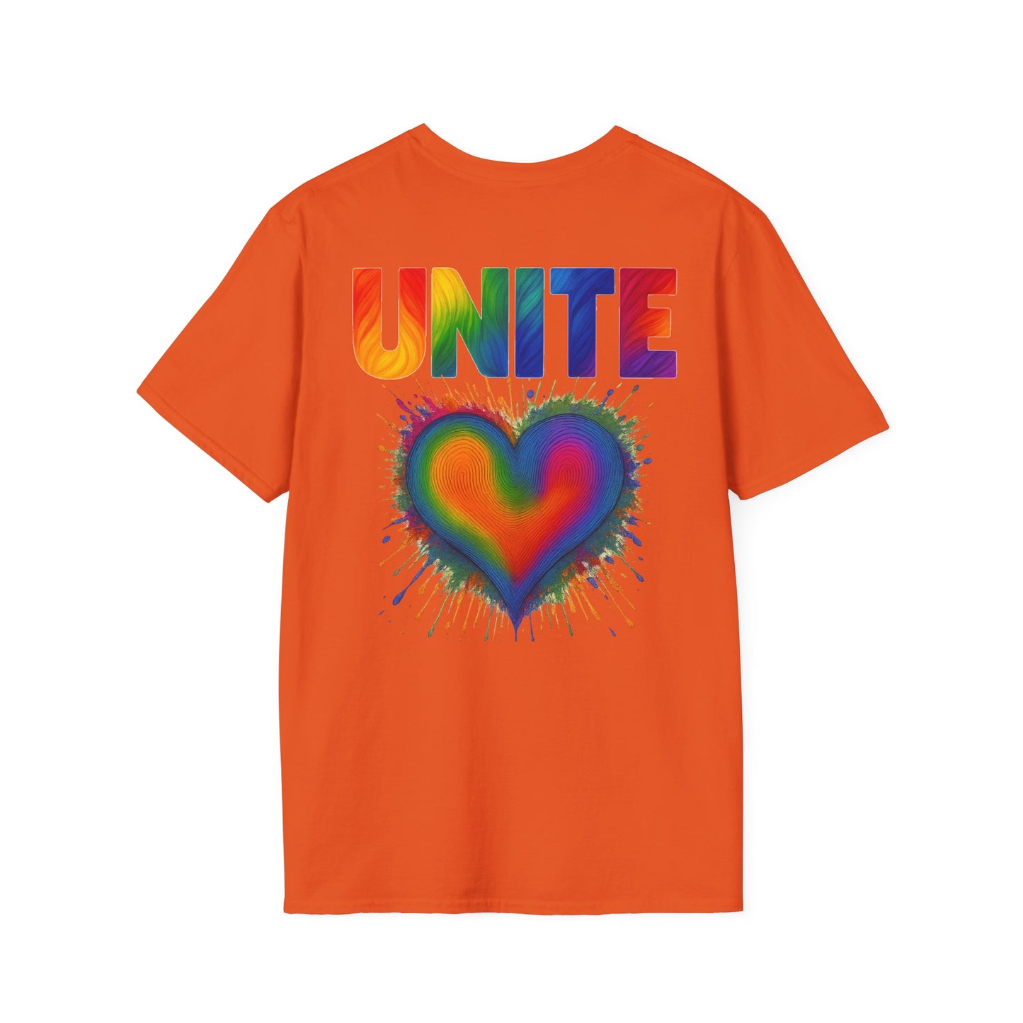 UNITE 💚 T-Shirt - Celebrate Love and Togetherness, Casual Wear, Summer Fashion