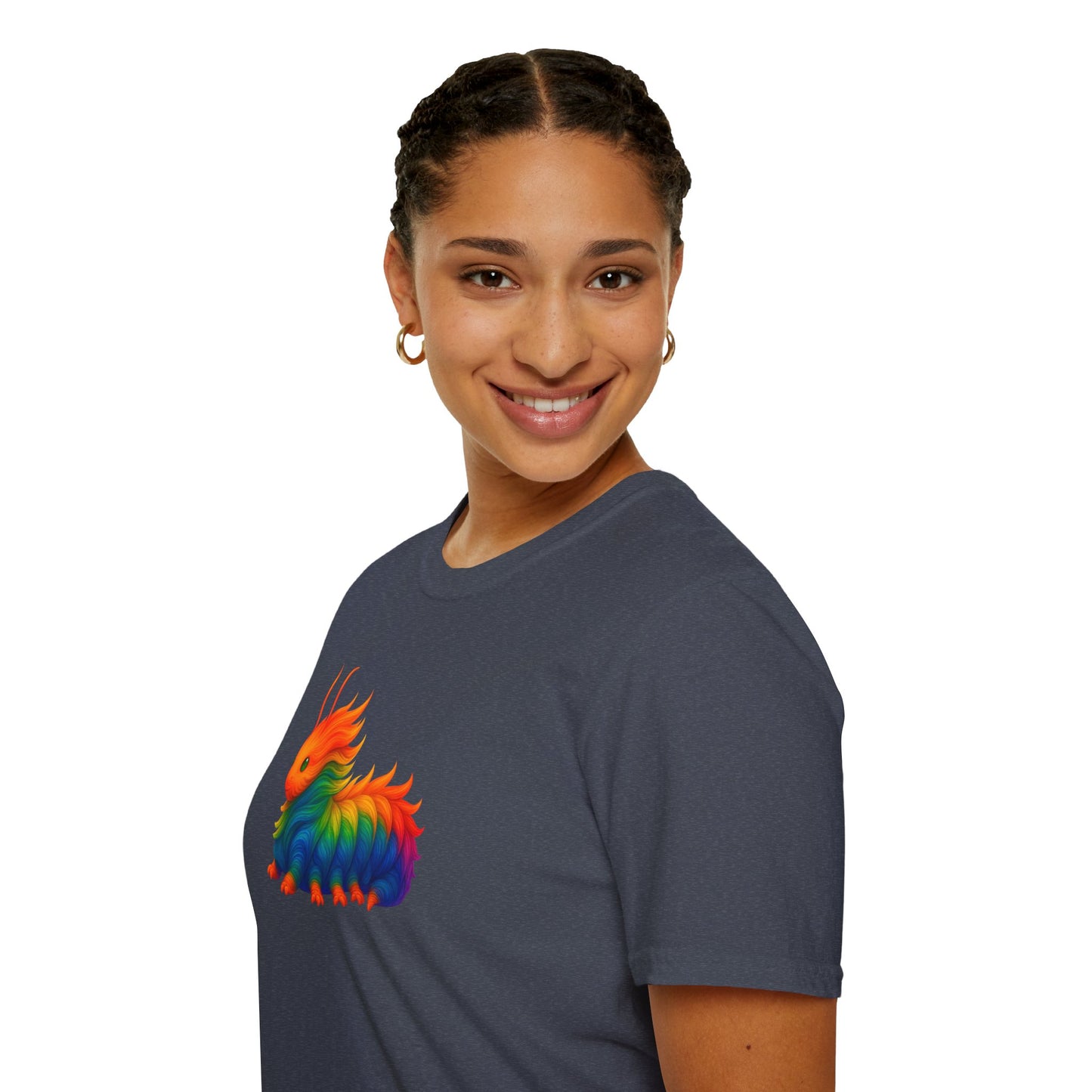 Beautiful Transformation T-Shirt, Colorful Caterpillar and Butterfly Tee, Nature Inspired Art Shirt, Unique Gift for Nature Lovers
