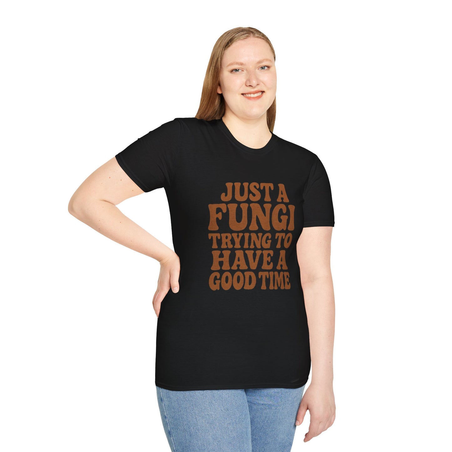 FUNGI🍄-T-Shirt for Fungi Lovers, Quirky Gift, Festival Wear, Casual Style, Nature Theme